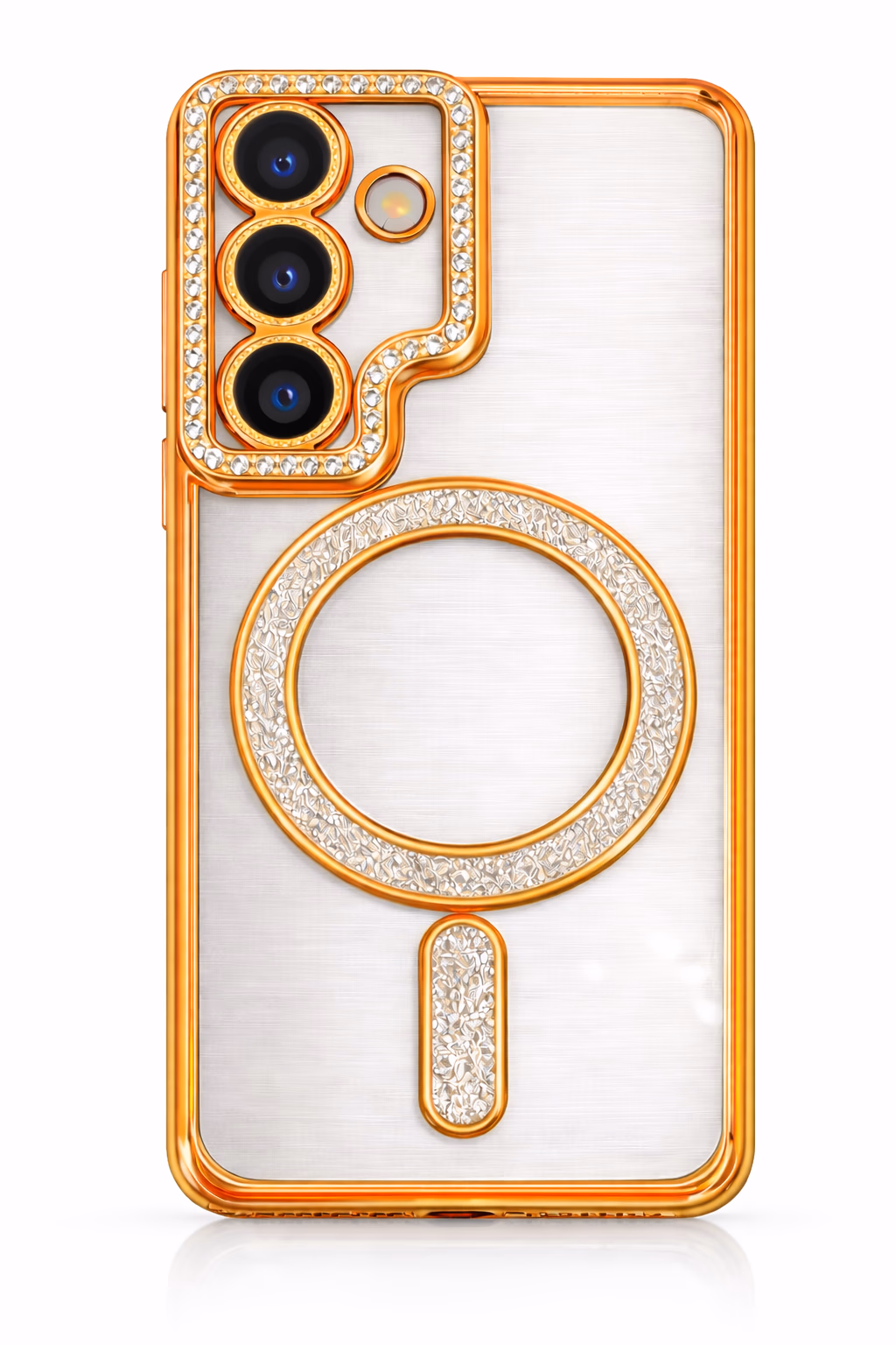 Samsung S26 - Bling Magsafe + Lens Protection - Orange